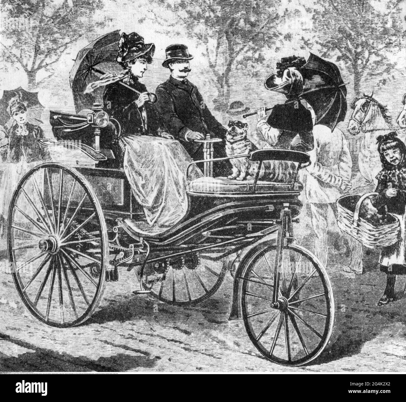 The benz patent motorwagen or motorcar Banque de photographies et d'images à haute résolution - Alamy