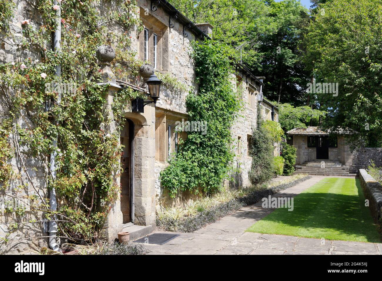 Parcevall Hall & Gardens à Skyreholme dans le North Yorkshire. Banque D'Images