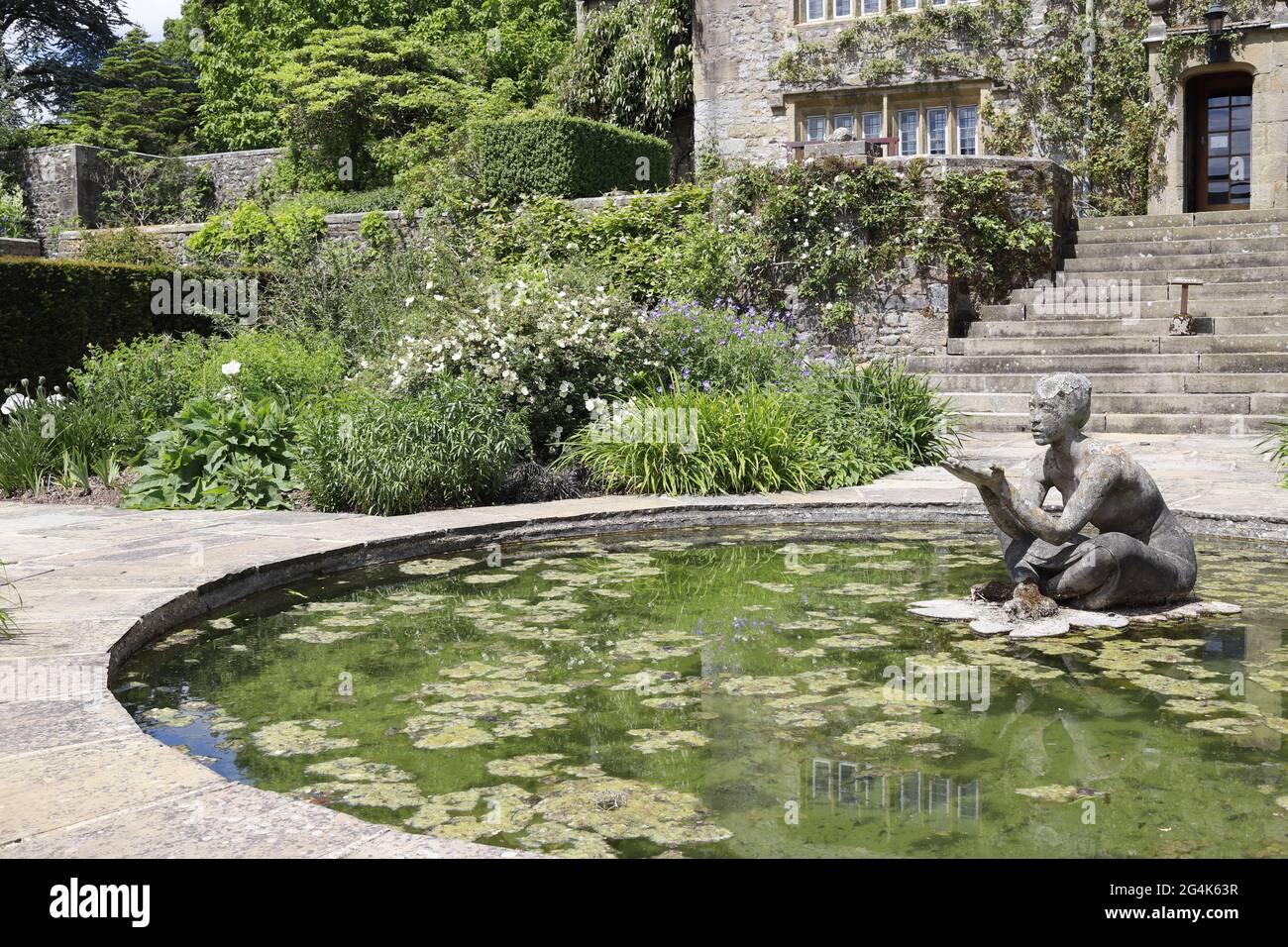 Parcevall Hall & Gardens à Skyreholme dans le North Yorkshire. Banque D'Images