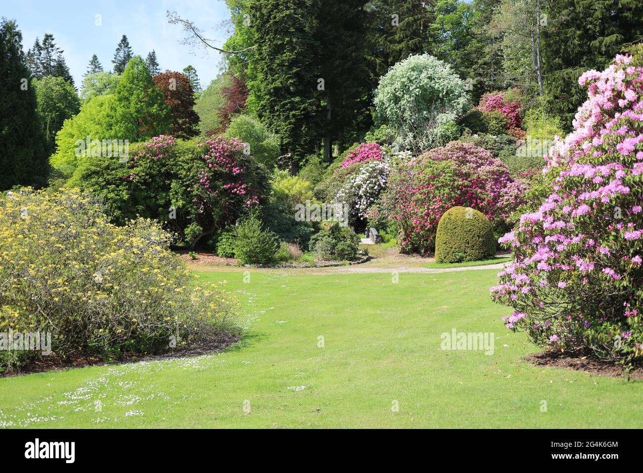 Parcevall Hall & Gardens à Skyreholme dans le North Yorkshire. Banque D'Images