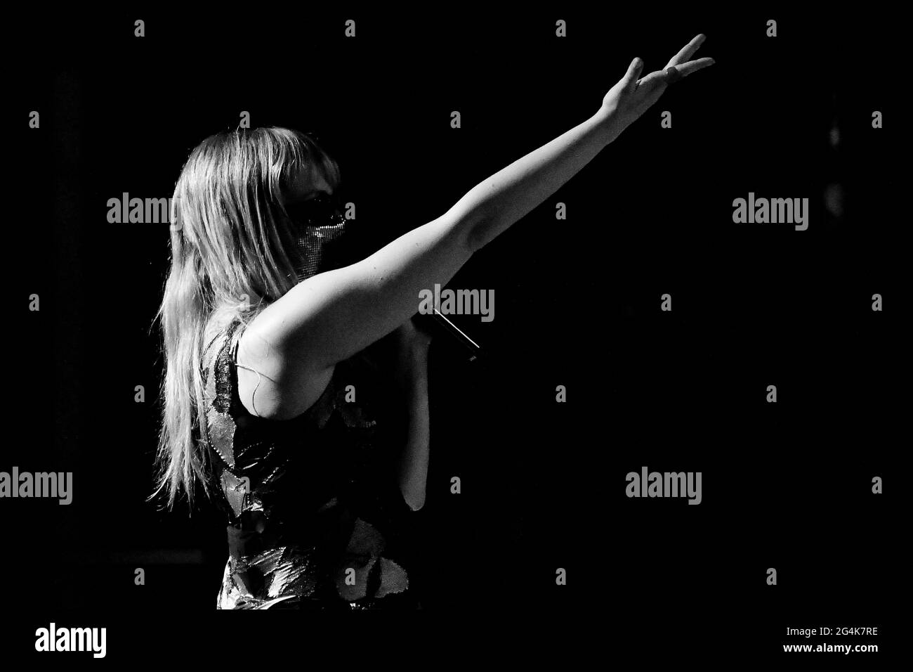 M¥SS KETA - Auditorium Parco della Musica © Domenico CippitelliRoman solstice d'été pour M¥SS KETA, qui ouvre la tournée avec les DPCMS. (Photo de Domenico Cippitelli/Pacific Press) Banque D'Images