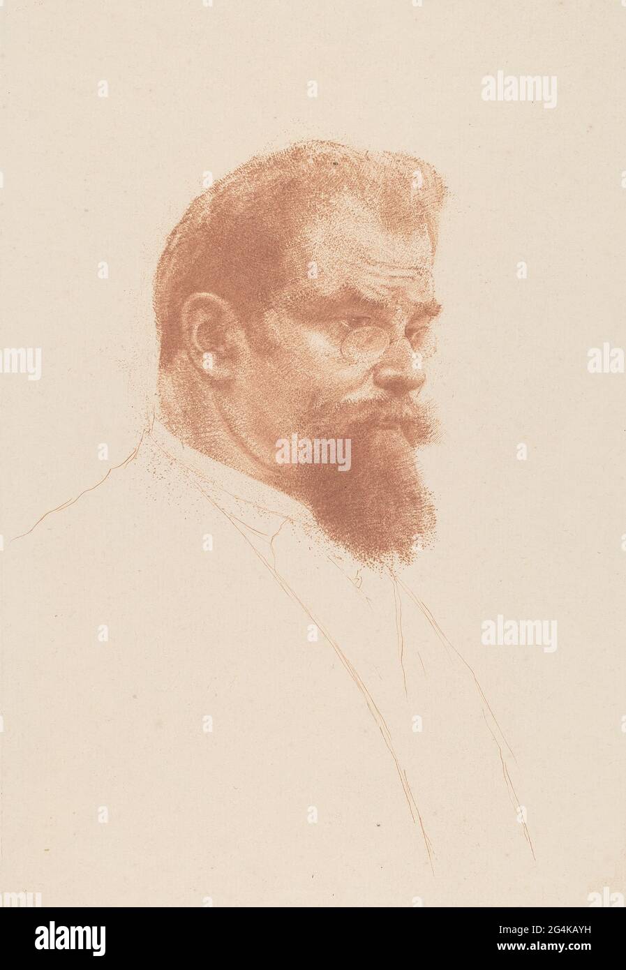 Portrait de Max Klinger, 1902. Collection privée. Banque D'Images