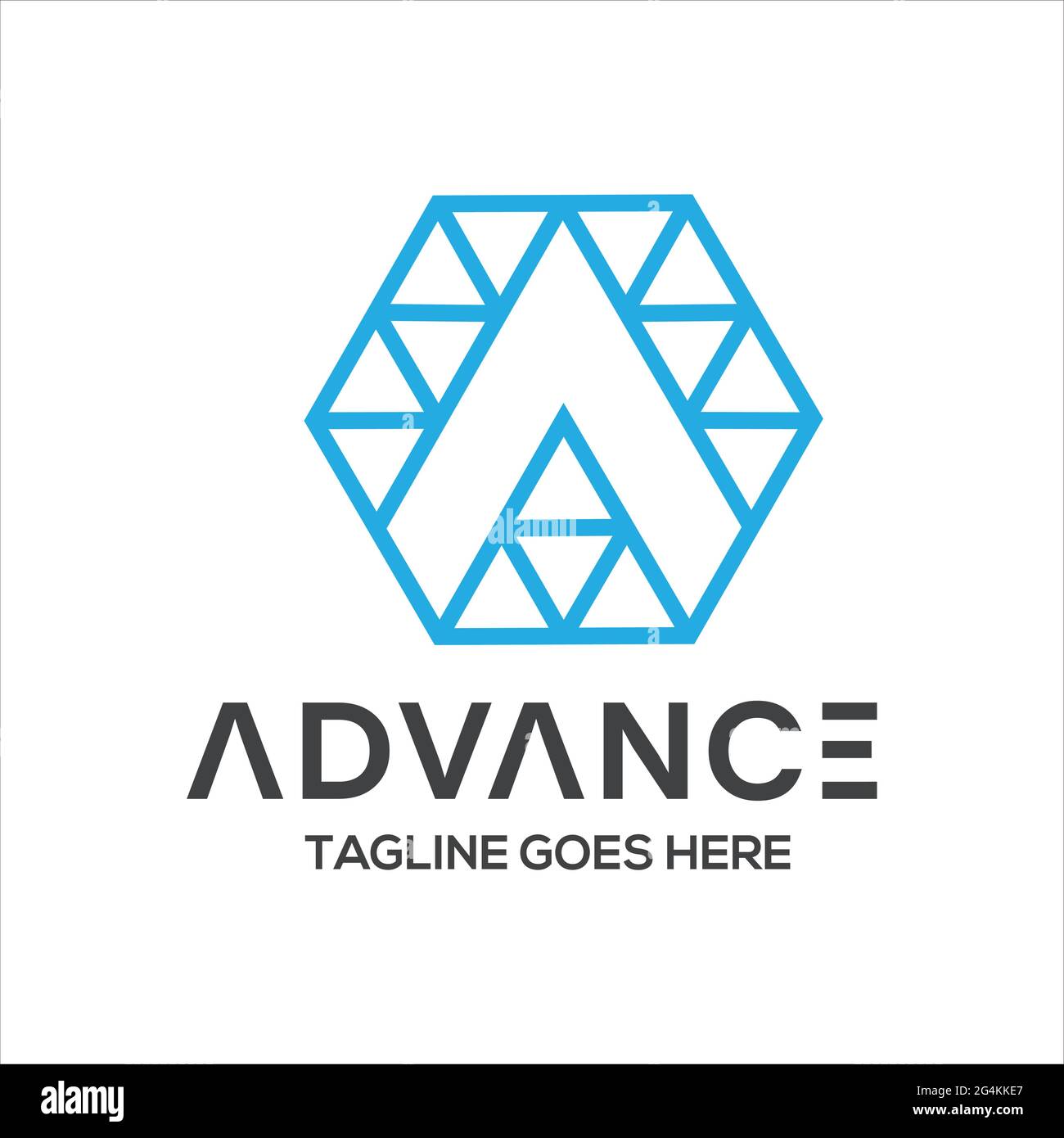 logo advance, inspiration exclusive Illustration de Vecteur
