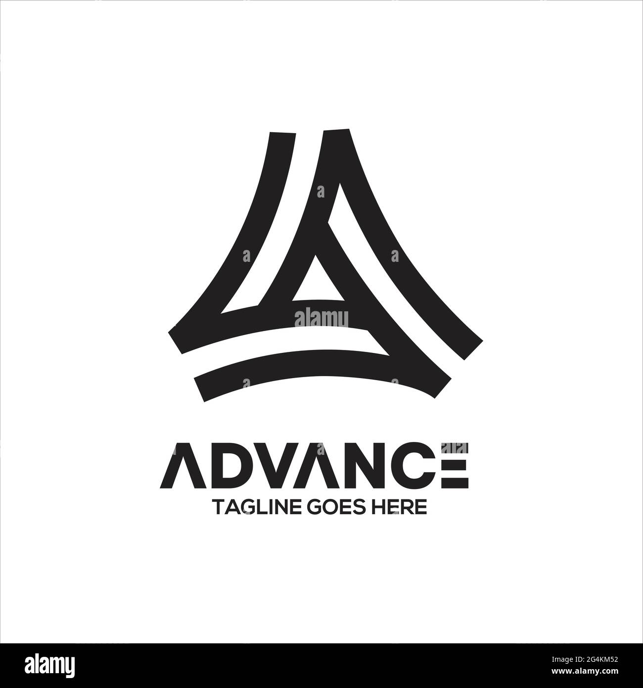 logo advance, inspiration exclusive Illustration de Vecteur