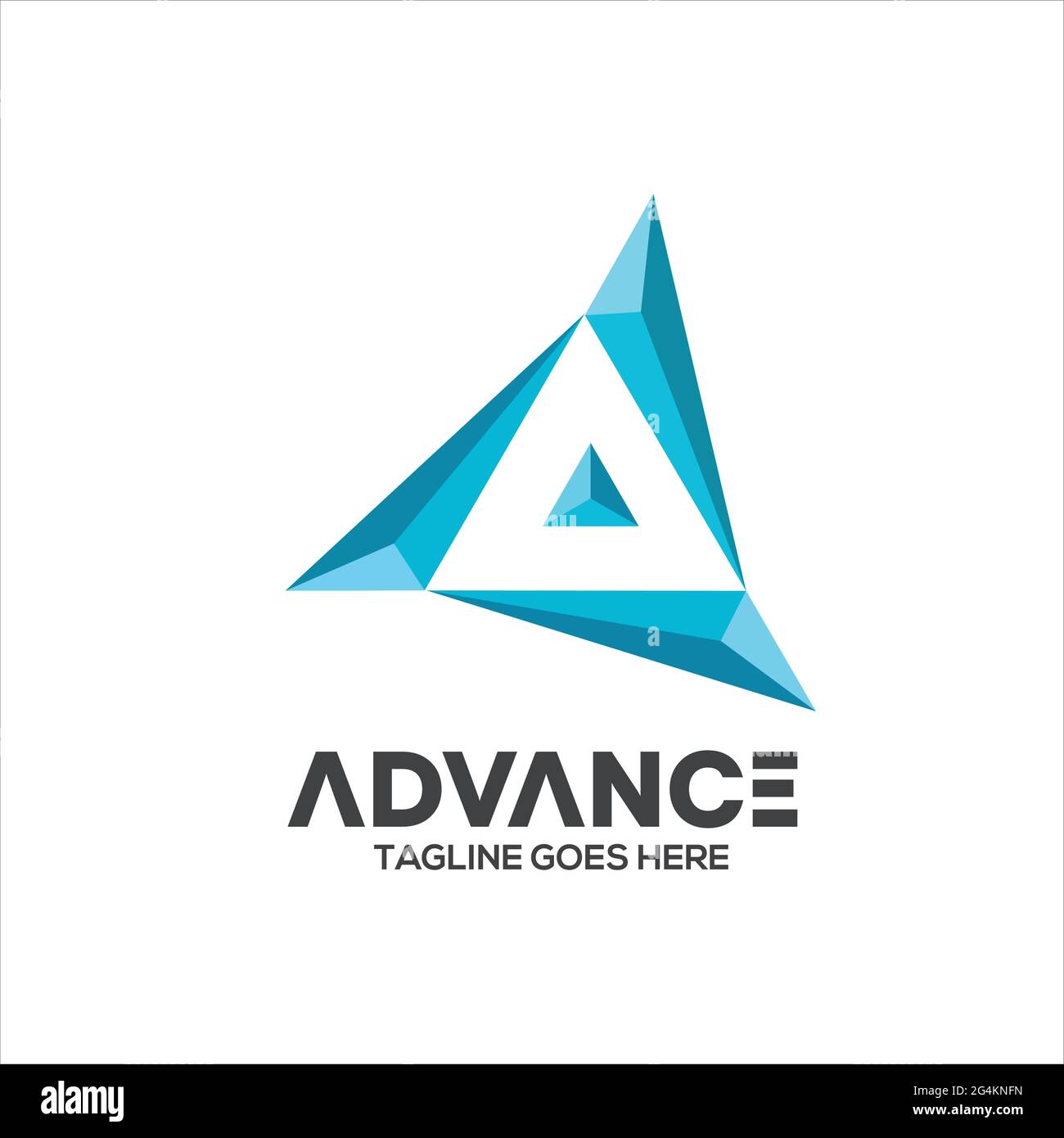 logo advance, inspiration exclusive Illustration de Vecteur