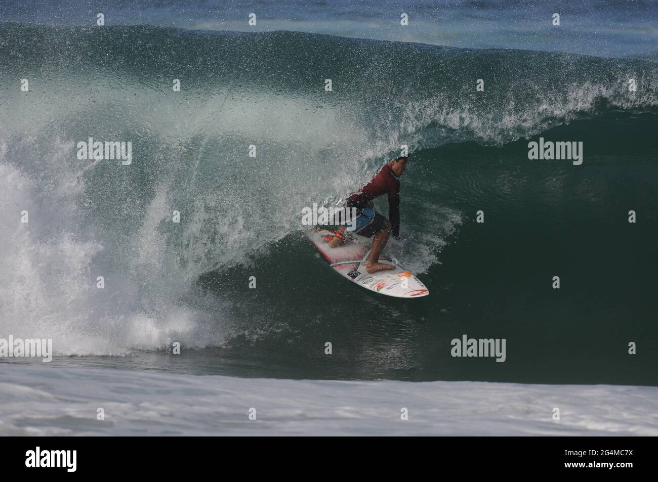 Rio de Janeiro-Brésil 10 avril 2019, le surfeur brésilien Gabriel Medina, formation aux Jeux Olympiques de Tokyo 2021 Banque D'Images