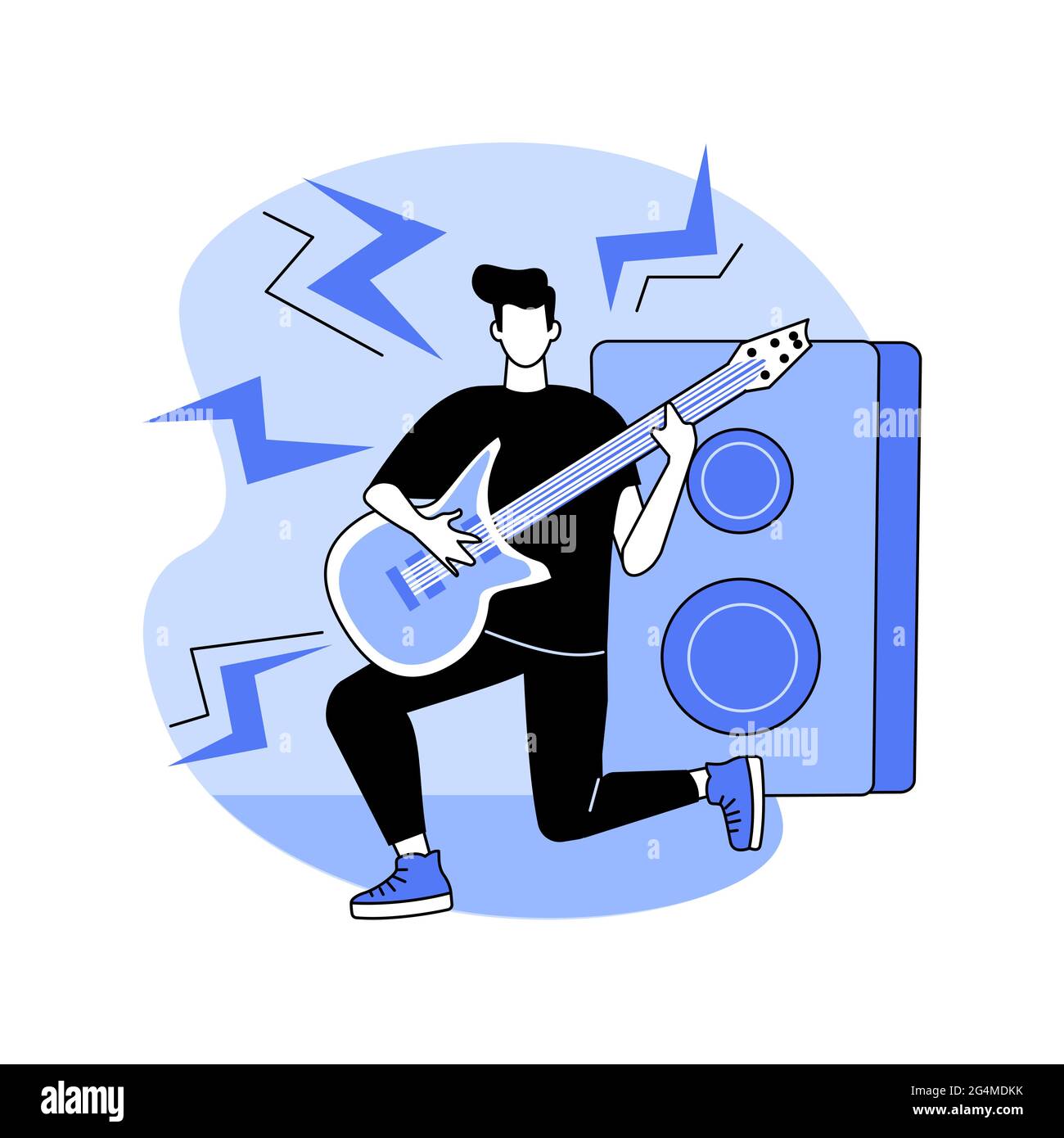 Rock musique résumé concept illustration vectorielle. Illustration de Vecteur