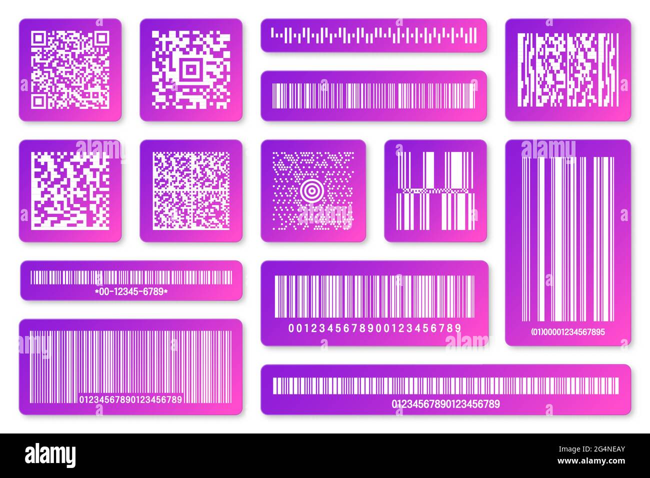 Códigos de identificación Banque d'images vectorielles - Alamy