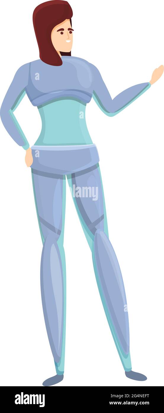 Icône exosquelette intelligente. Dessin animé de l'icône de vecteur Exosquelette Smart pour la conception de sites Web isolée sur fond blanc Illustration de Vecteur