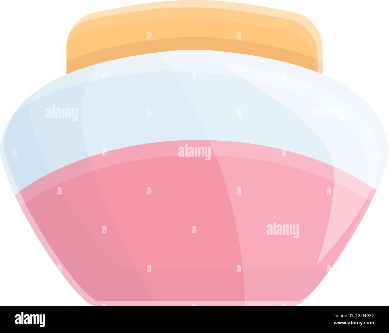 Icône de crème nourrissante coréenne. Dessin animé de l'icône de vecteur crème nourrissante coréenne pour la conception de Web isolée sur fond blanc Illustration de Vecteur