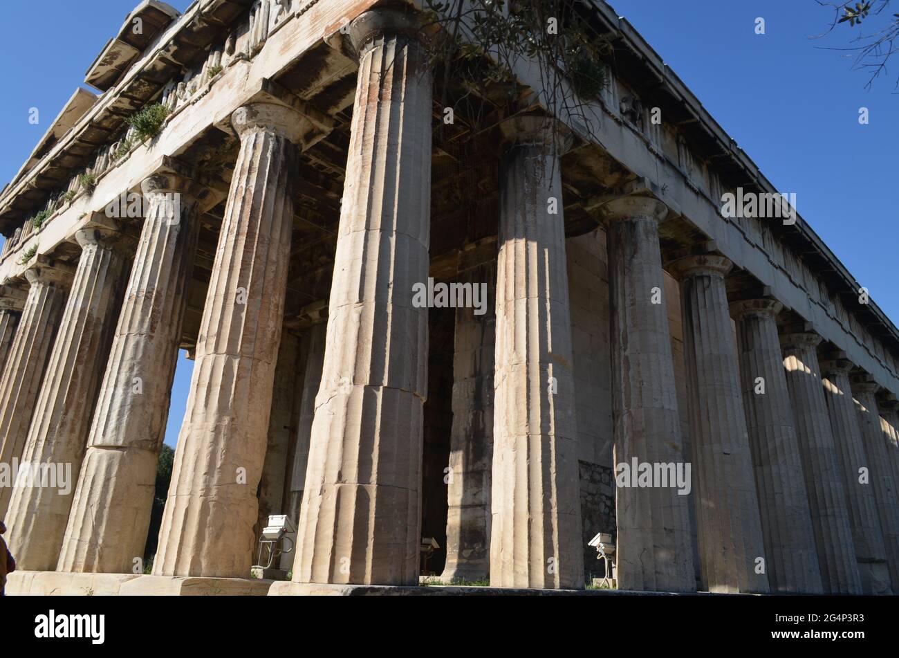 Temple grec Banque D'Images