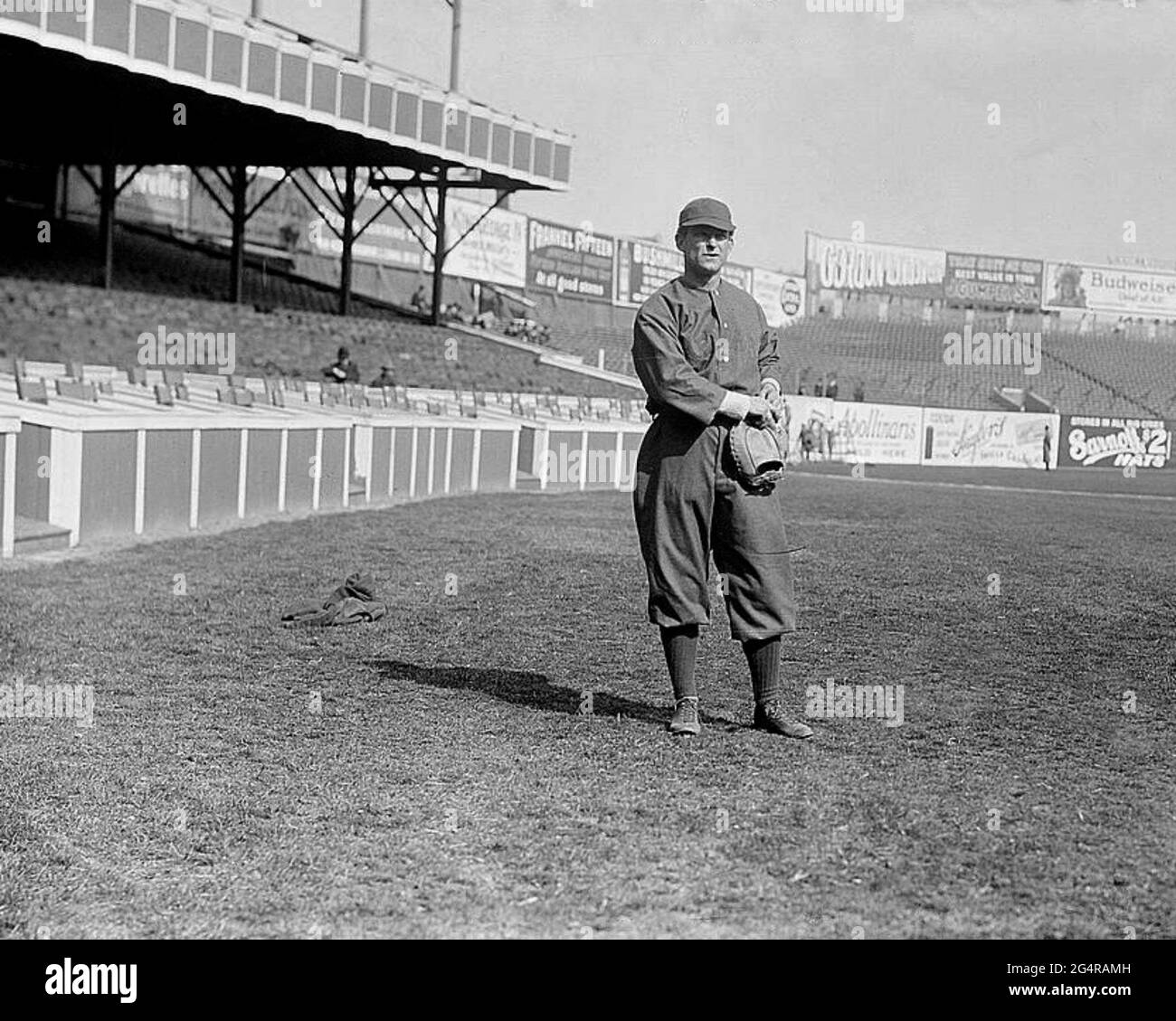 Lew McAllister, Newark Newks, Ohio State League, 1910. Banque D'Images