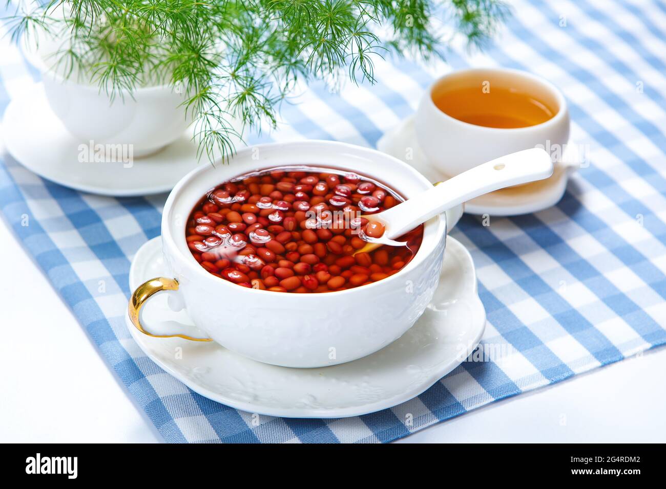 Soupe aux haricots rouges Banque D'Images