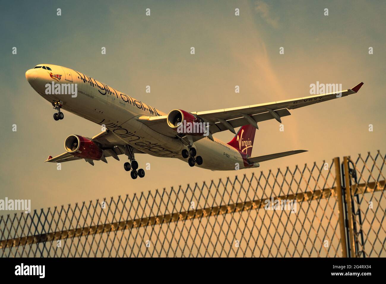 Virgin Atlantic A330 Banque D'Images Virgin Atlantic A330 Banque D'Images