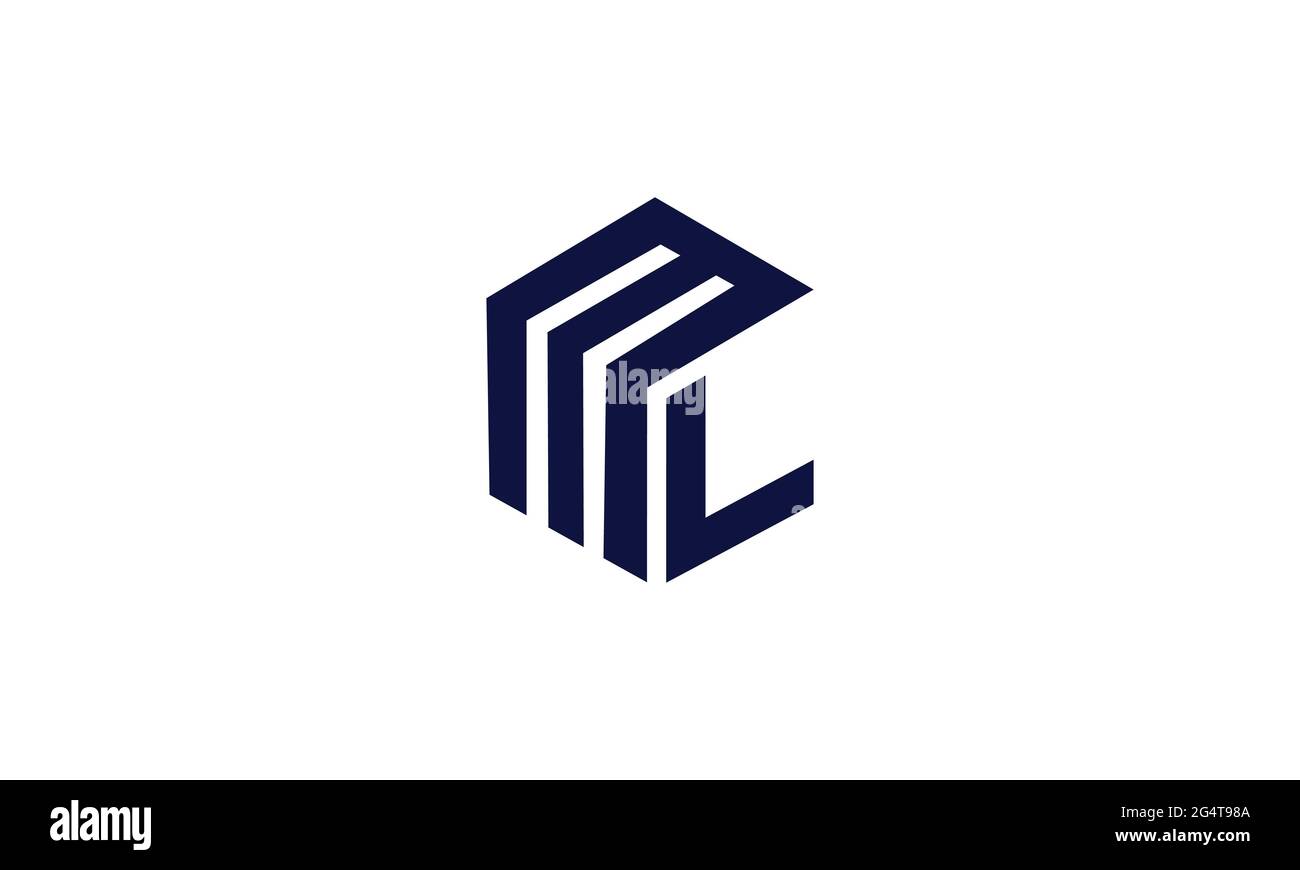 ML et LM L ou M Design initial lettre Vector logo pour la marque Illustration de Vecteur