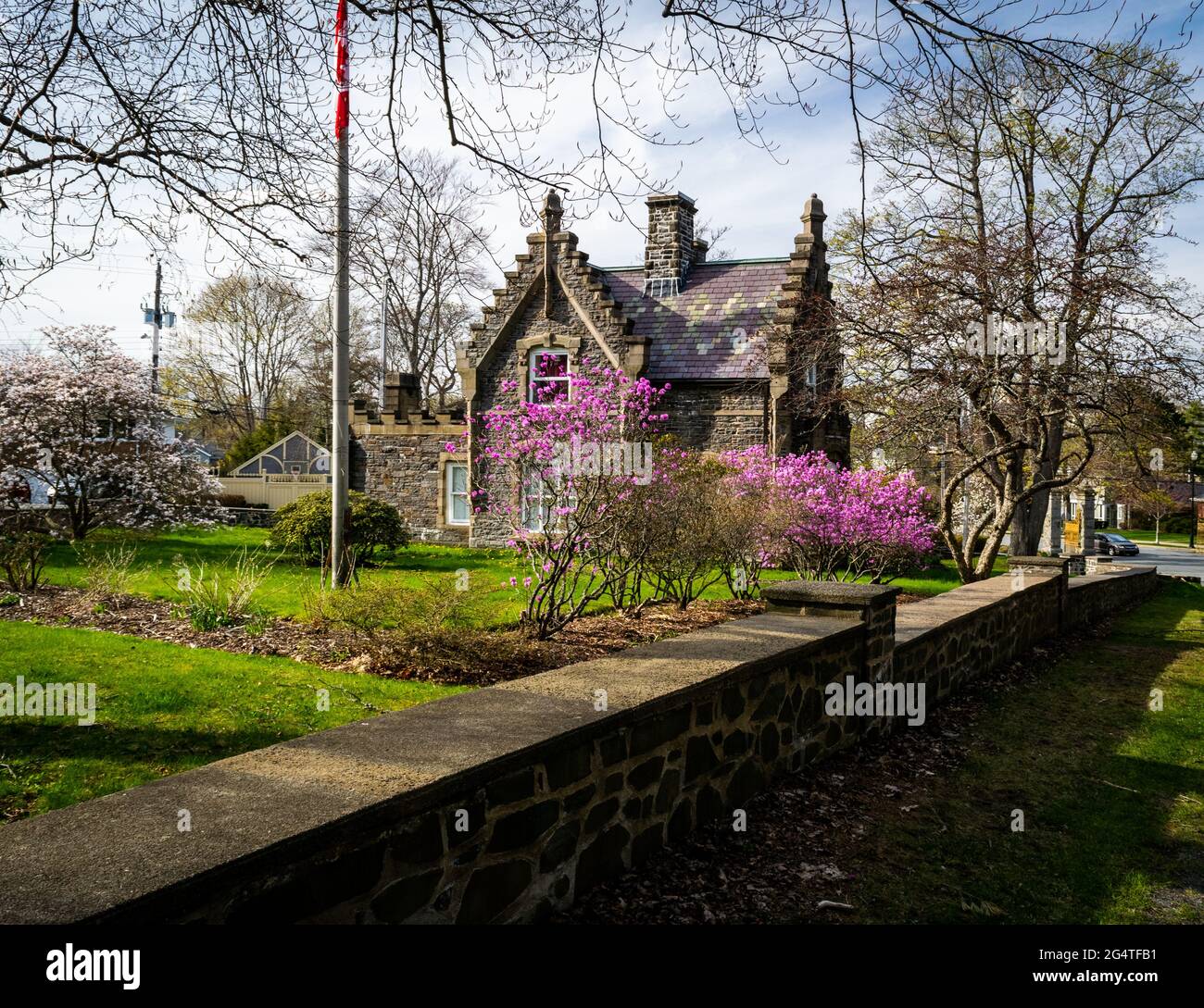 Le point Pleasant Park Gatekeeper's Lodge Banque D'Images