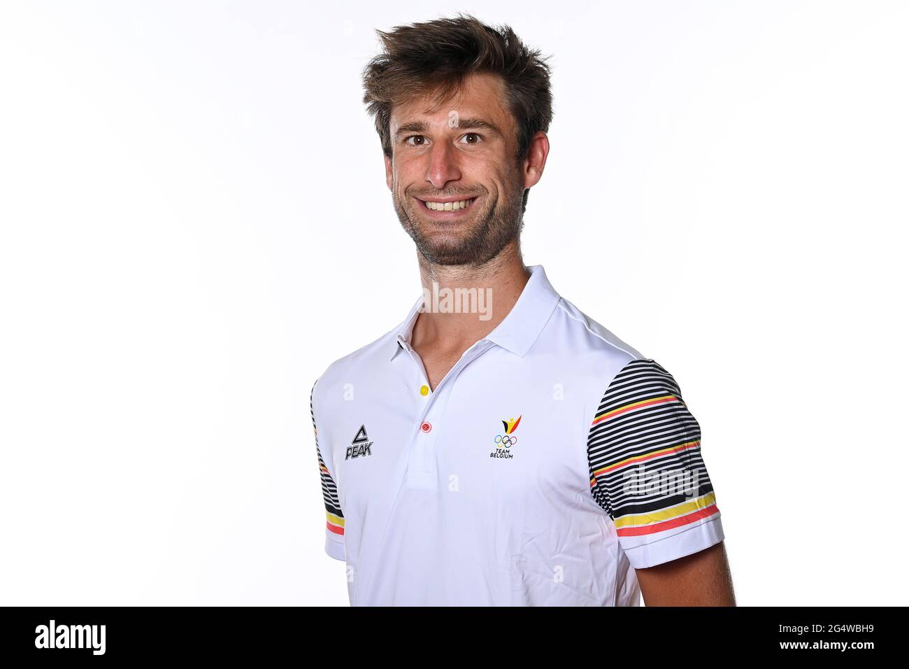 Sander Gille photographié lors d'une séance photo pour le Comité olympique  belge BOIC - COIB en prévision des Jeux Olympiques de Tokyo 2020, à  Bruxelles, mercredi Photo Stock - Alamy