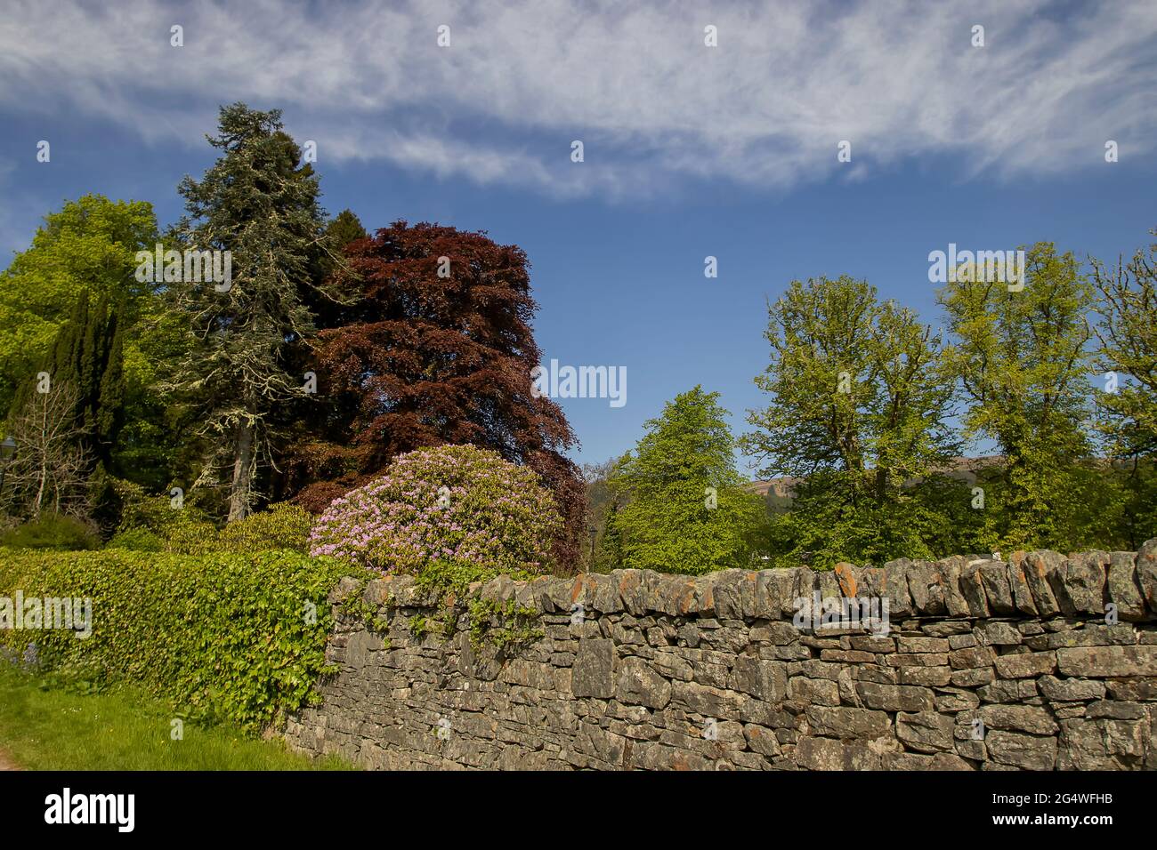 La ville de fort Augustus à l'extrémité sud du Loch Ness dans les Highlands écossais, Royaume-Uni Banque D'Images