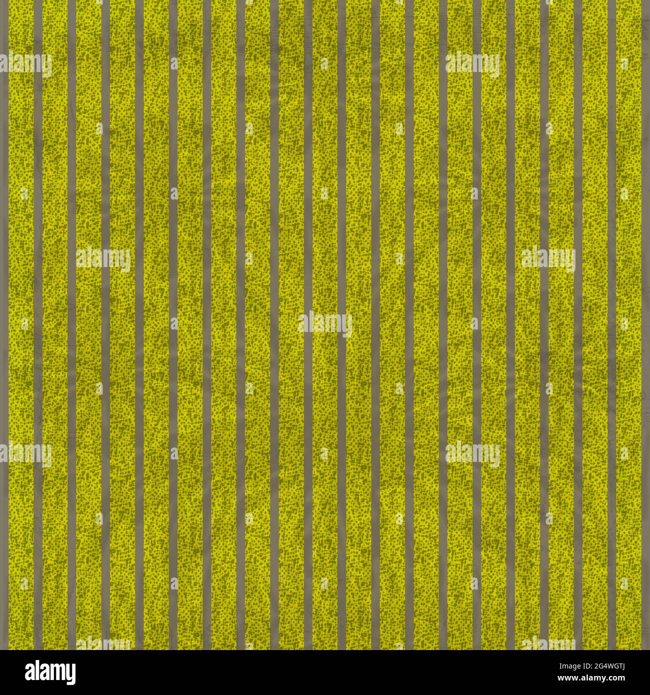 Grunge chartreuse et fond à motif rayé gris dans des fonds de papier numériques 12x12. Lignes verticales pour les éléments de page et le travail de conception graphique. Banque D'Images