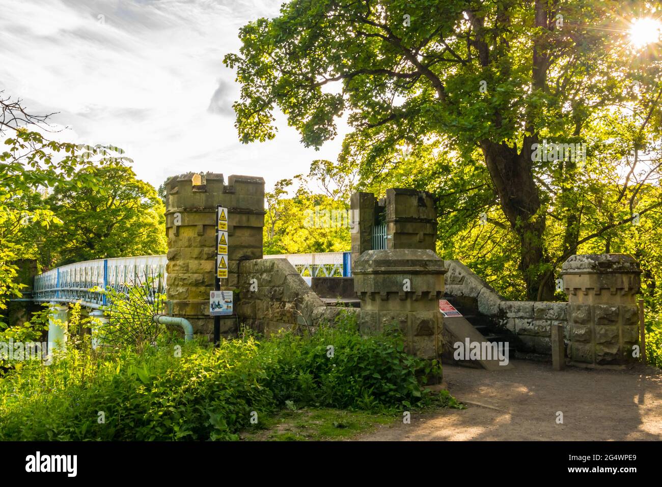 Aqueduc de Deepdale au château de Barnard, Teesdale Banque D'Images