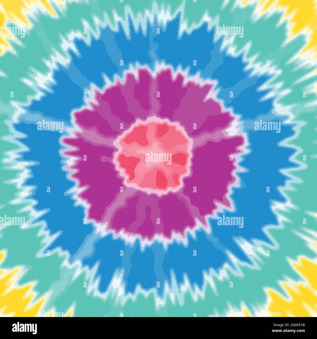 Couleur arc-en-ciel effet tourbillon. Forme circulaire avec vagues Illustration de Vecteur