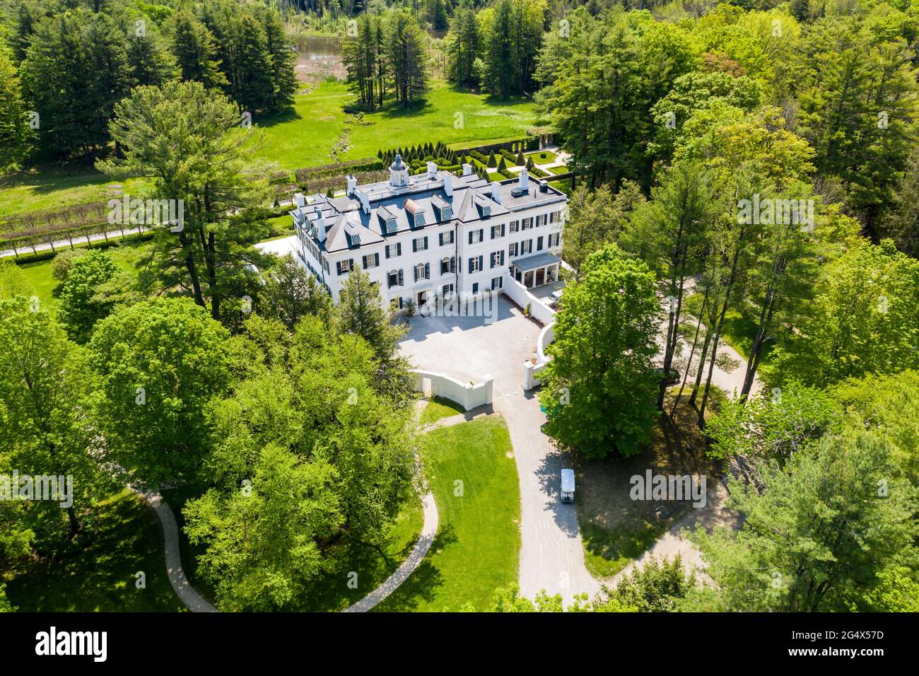 The Mount, maison d'Edith Wharton, Lenox, Massachusetts Banque D'Images