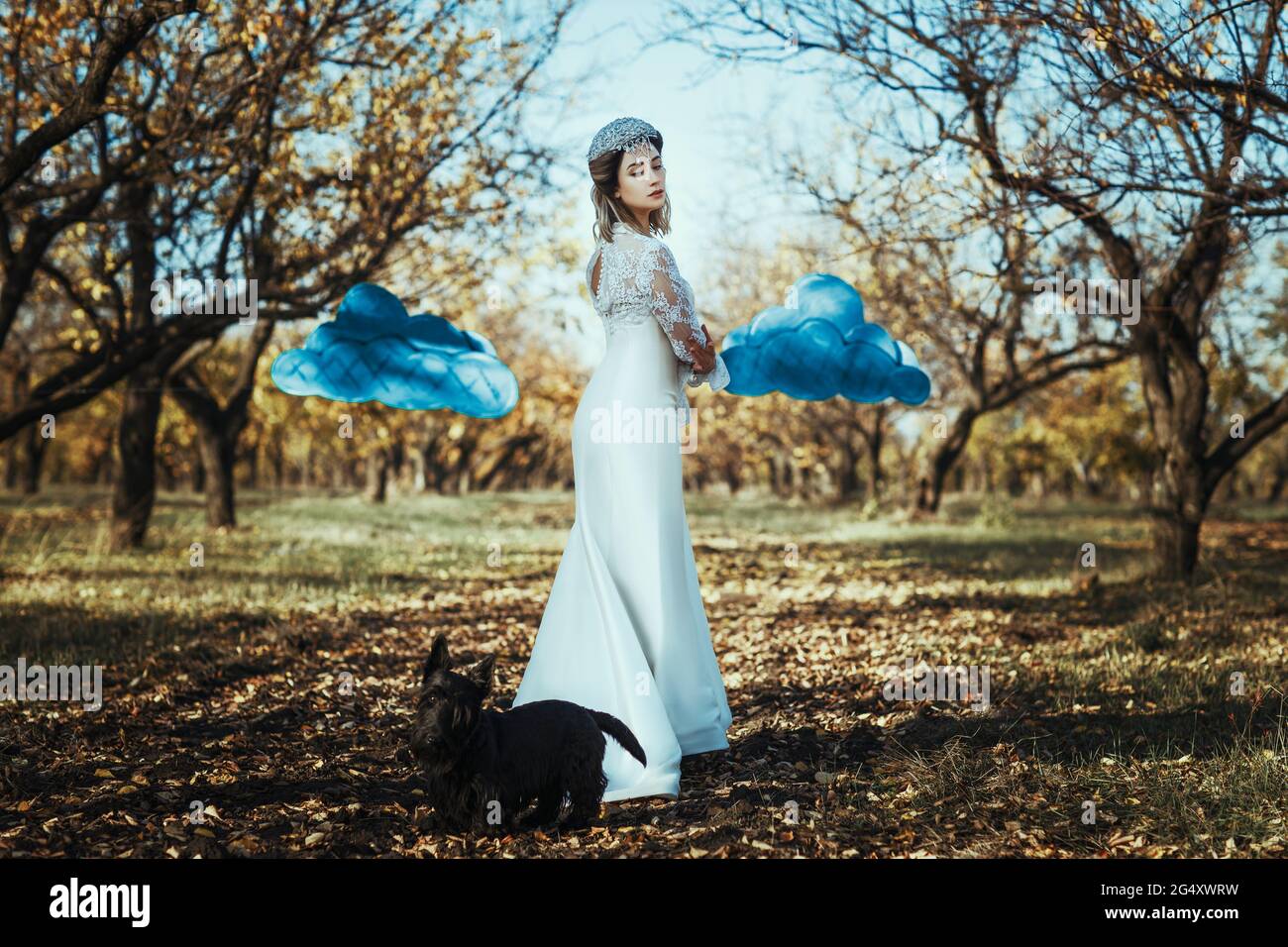 robe blanche automne