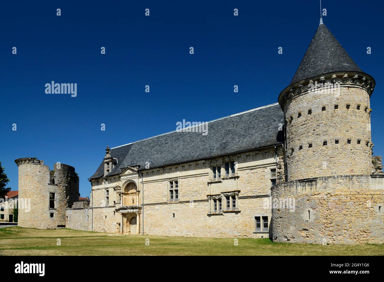 CHÂTEAU D'ASSIER, ASSIER, PARC NATUREL RÉGIONAL DES CAUSSES DU QUERCY, LOT (46) Banque D'Images