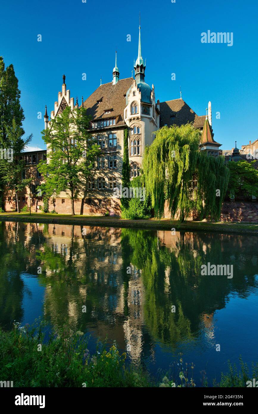 FRANCE, BAS-RHIN (67), STRASBOURG, ÉCOLE INTERNATIONALE DE PONTONNIERS Banque D'Images