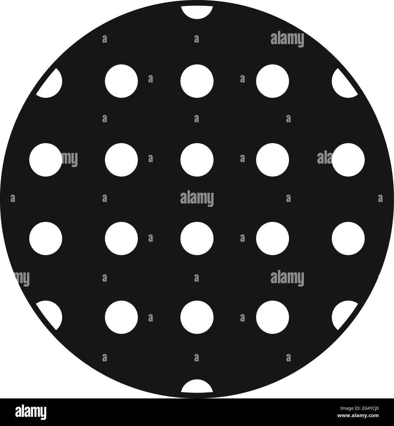 Icône de boule de suspension, style simple Illustration de Vecteur
