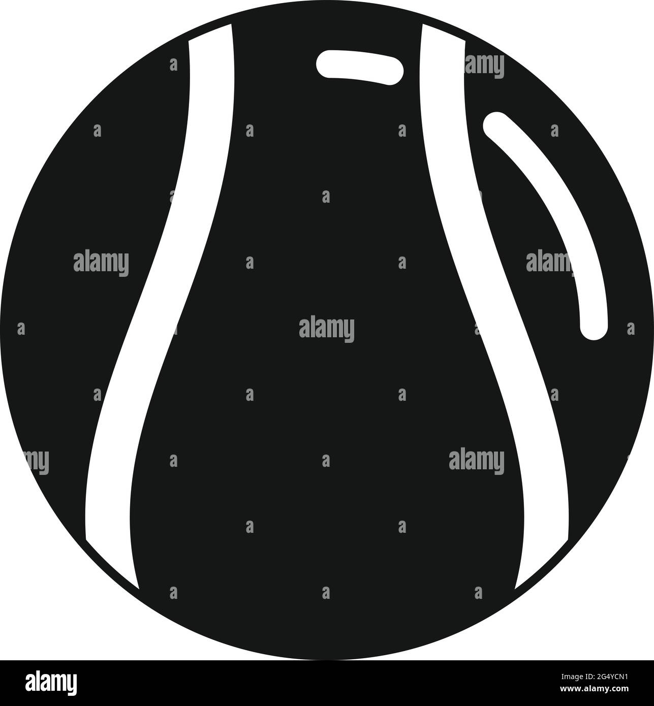 Icône de boule de suspension, style simple Illustration de Vecteur