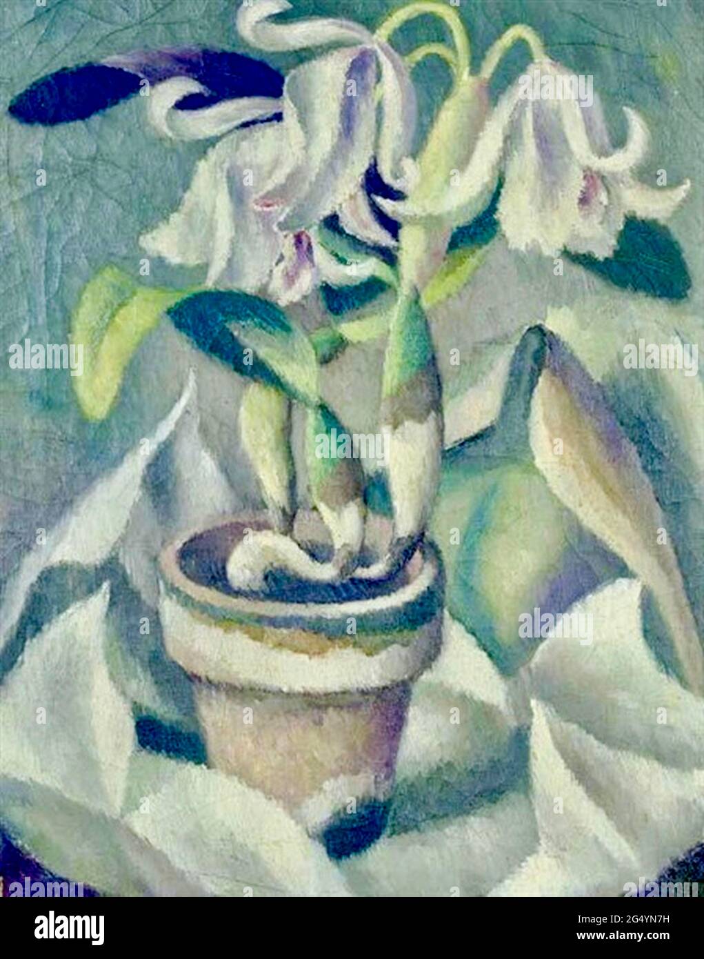 Oeuvre d'Edward Middleton Manigault intitulée Wie Orchids Banque D'Images