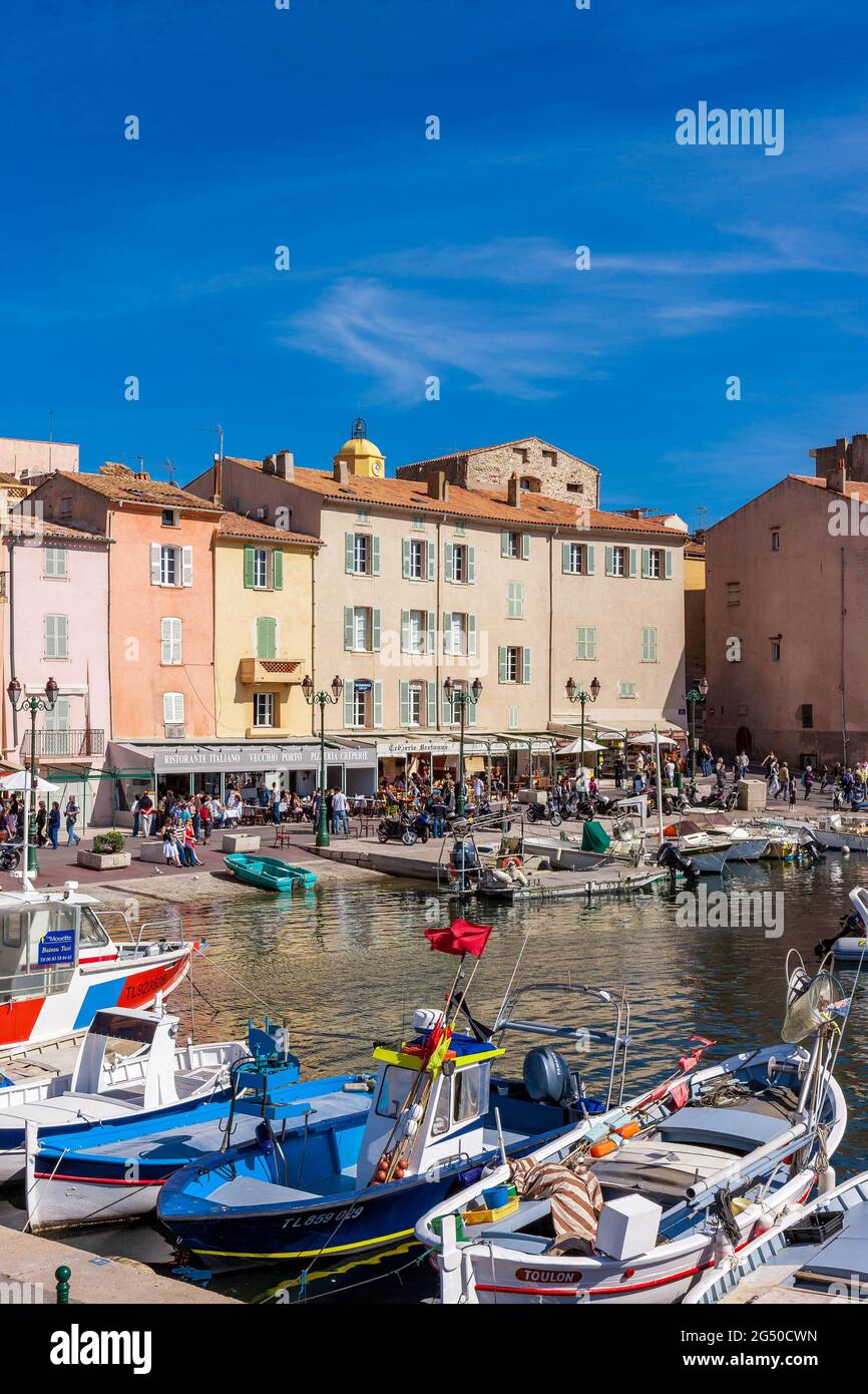 FRANCE. VAR (83) PORT DE SAINT-TROPEZ Banque D'Images