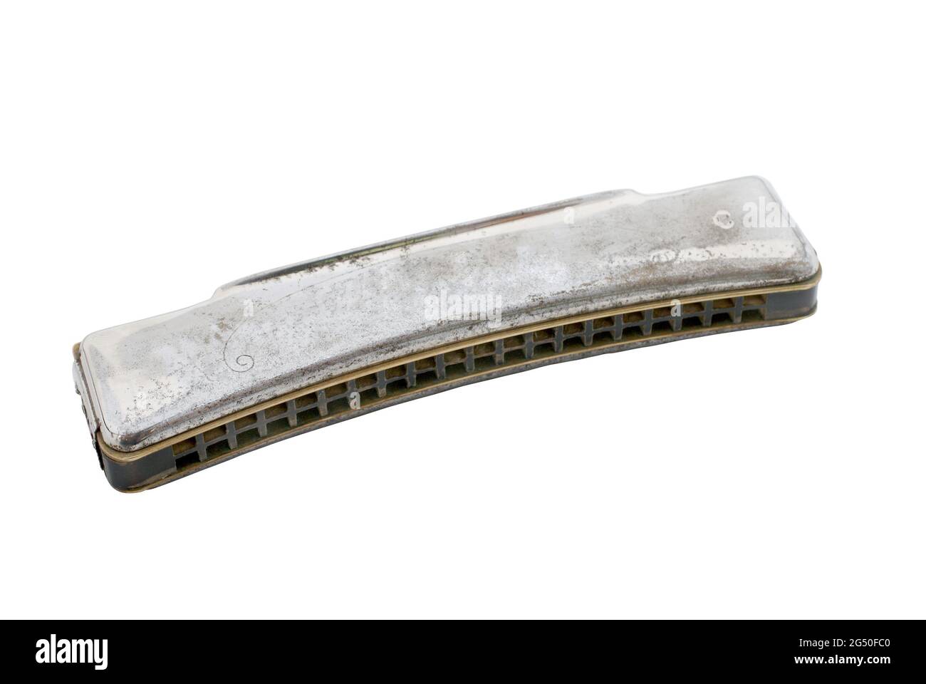 Harmonica allemande vintage (mouthorgan) à partir de 1920-30 ans. Était très populaire parmi les soldats allemands en face est pendant la Seconde Guerre mondiale (acording aux Russes:)) Banque D'Images