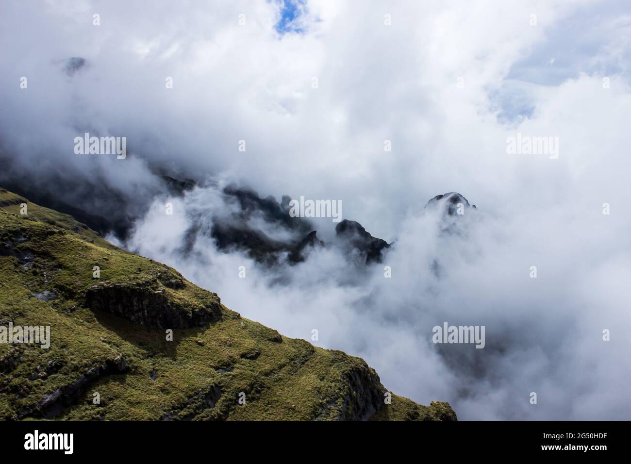 Mystérieuses montagnes du Drakensberg Banque D'Images