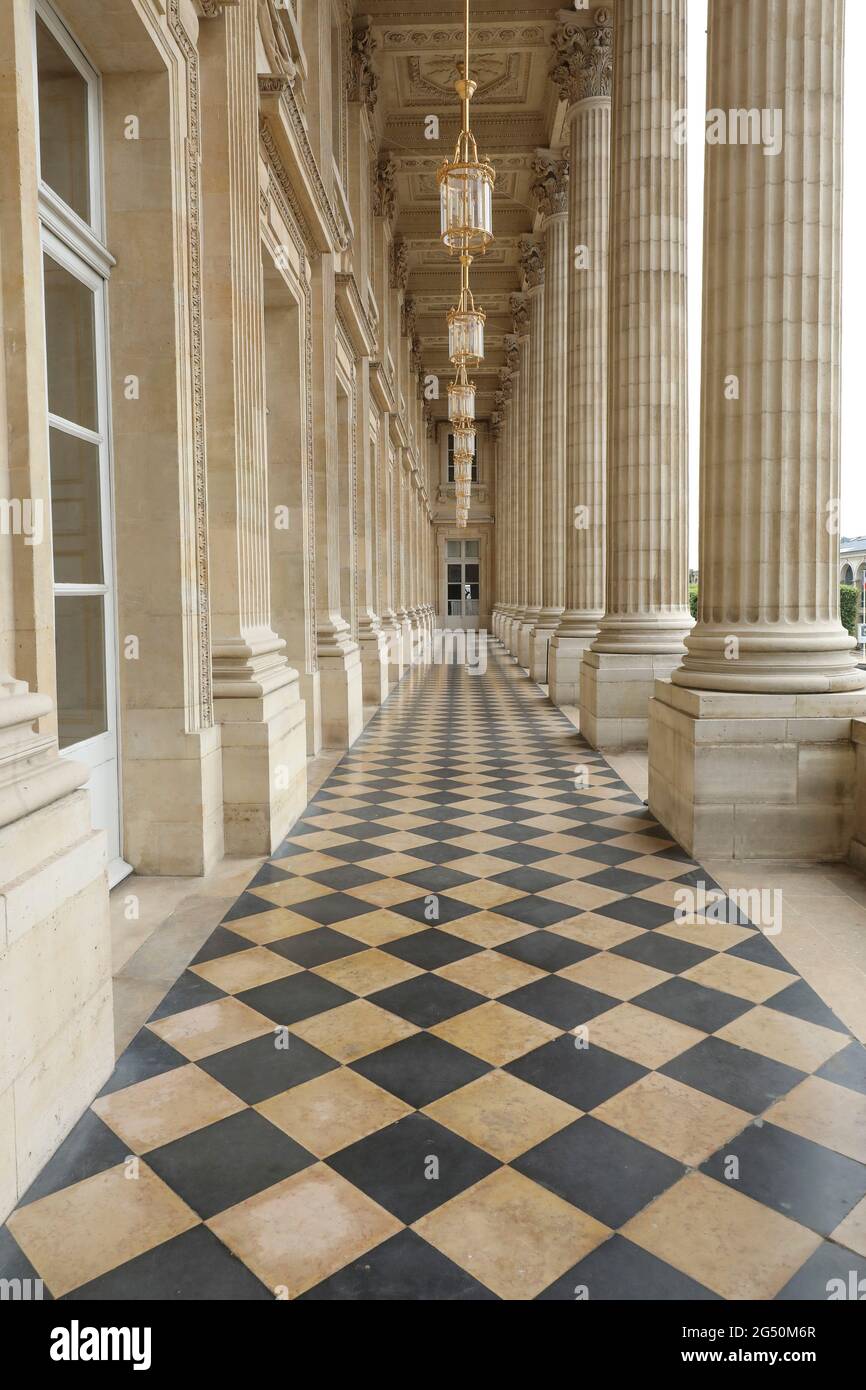 HÔTEL DE LA MARINE, PARIS Banque D'Images