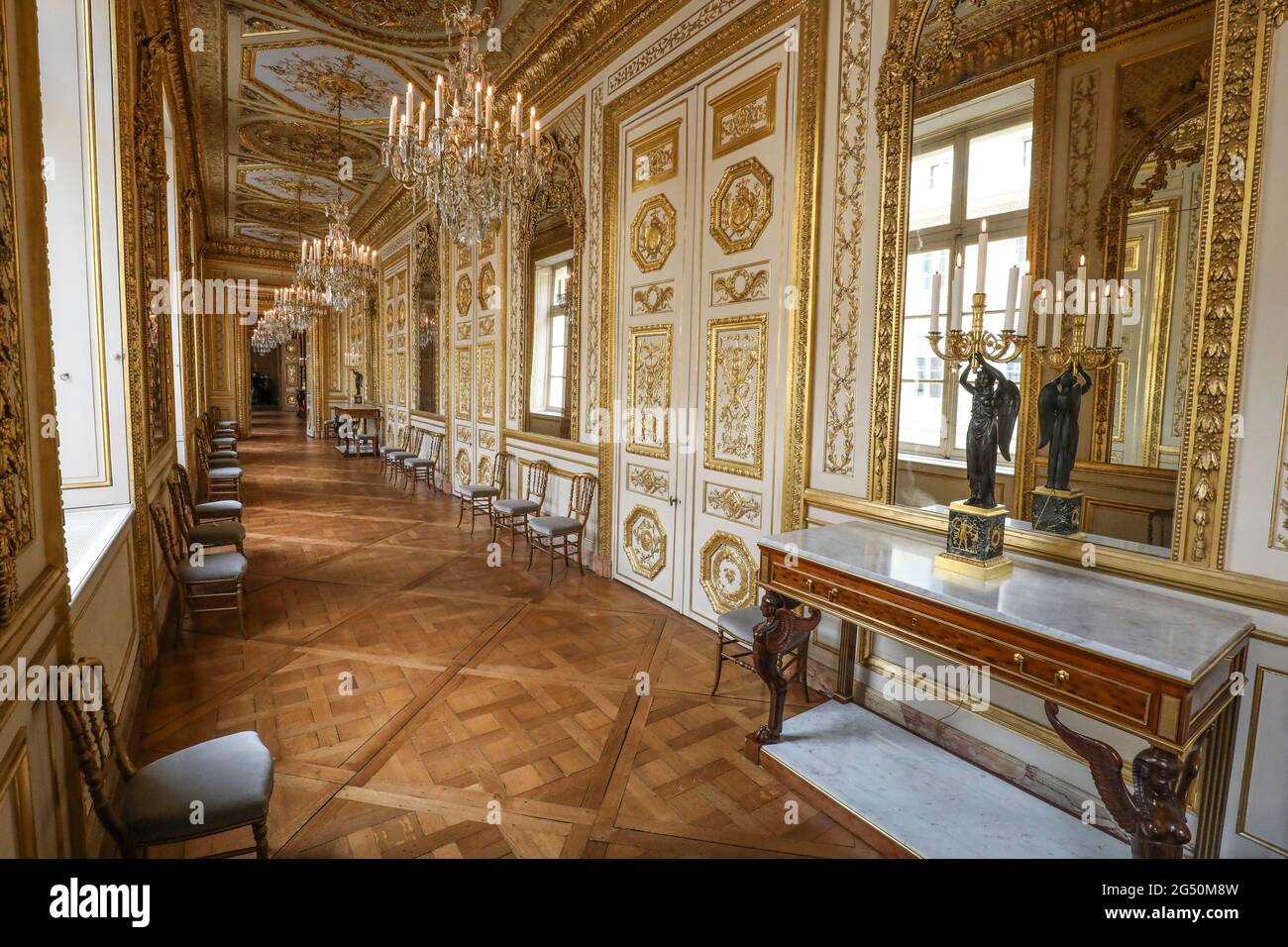 HÔTEL DE LA MARINE, PARIS Banque D'Images