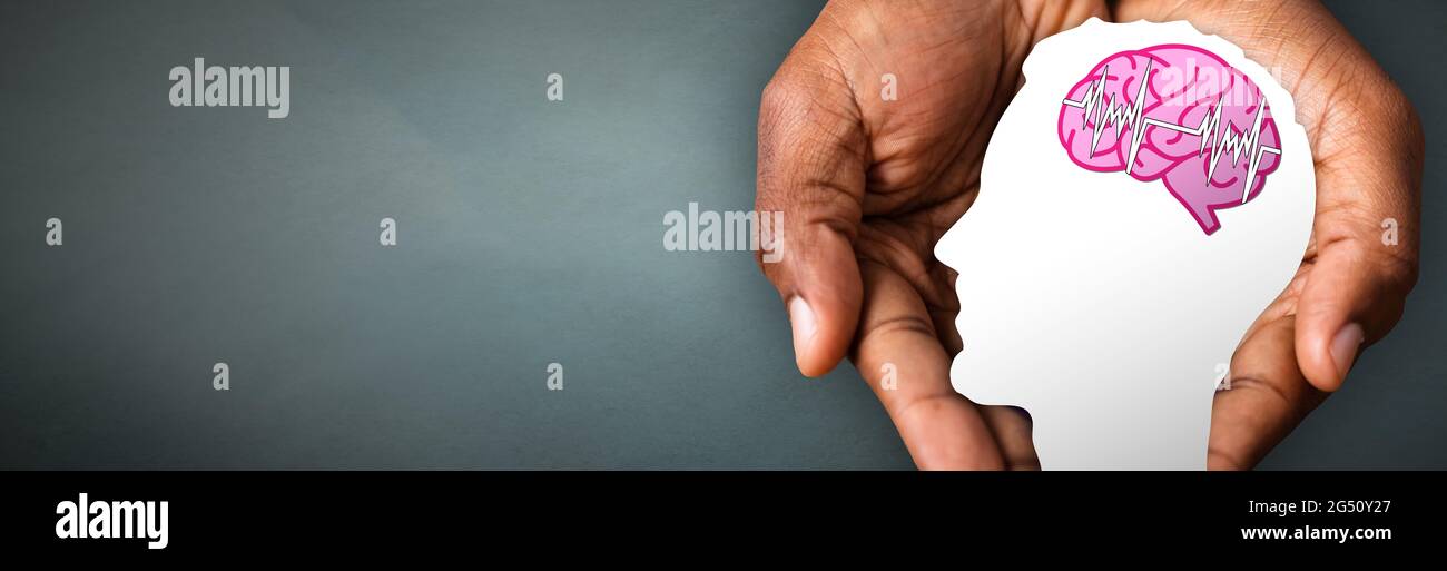 Diagnostic et traitement d'un accident vasculaire cérébral humain. Neurologie humaine Banque D'Images