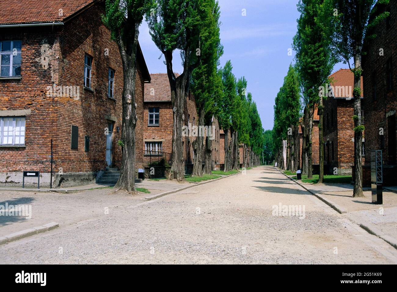 Camp de concentration d'Auschwitz, Oswiecim, petite Pologne Voivodeship, Pologne Banque D'Images
