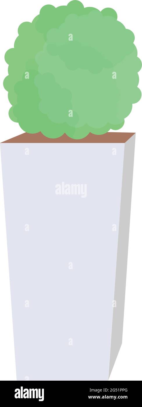 Icône de plante isolée décoration de maison Illustration de Vecteur