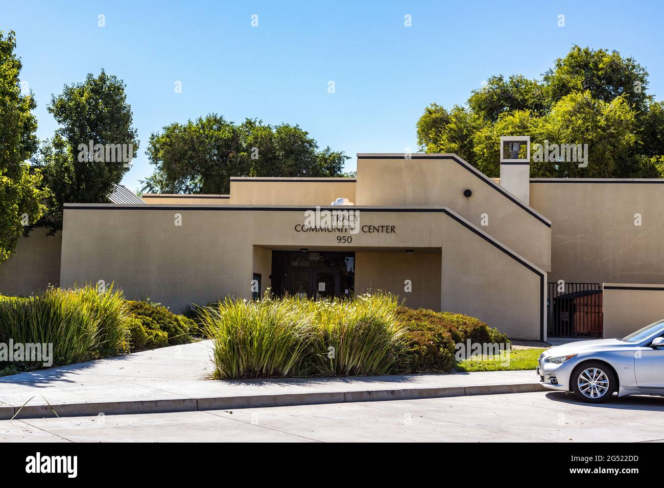 Centre communautaire Tracy au centre civique de Tracy California USA Banque D'Images