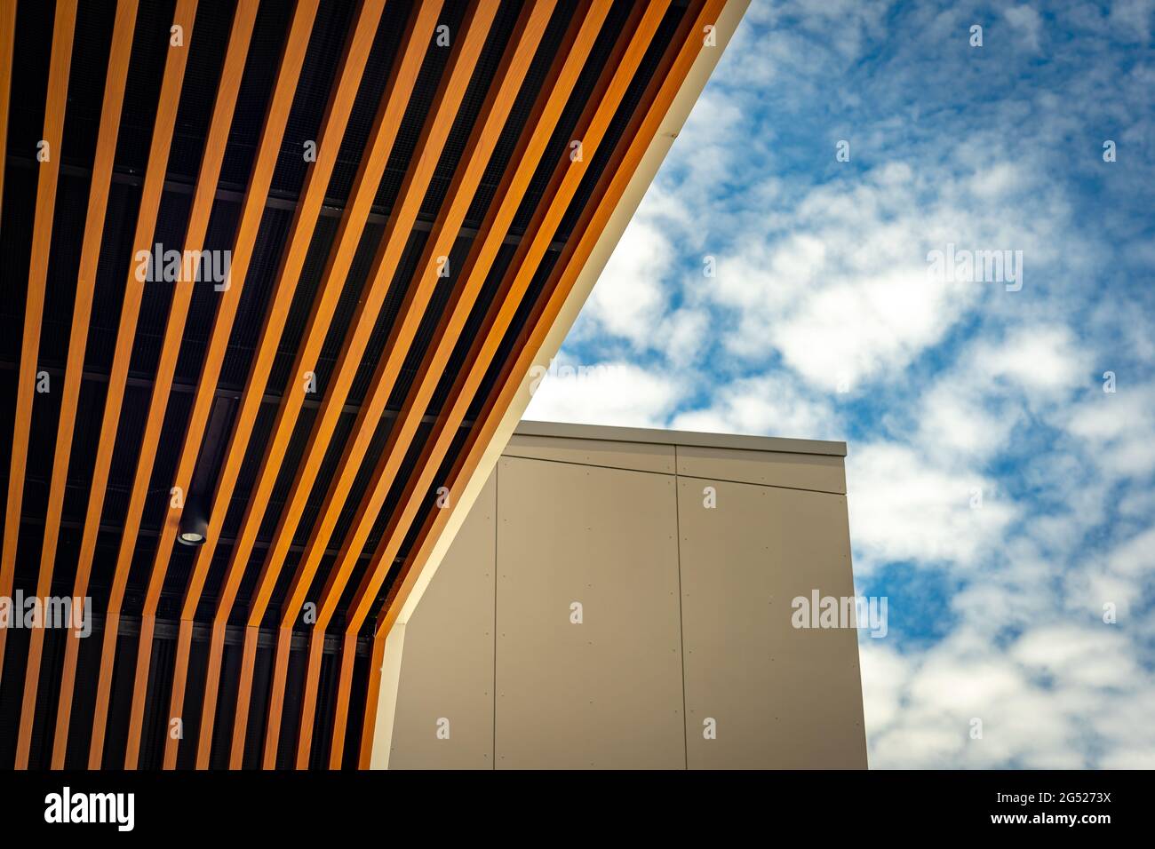 Formes géométriquement agréables dans l'architecture Banque D'Images