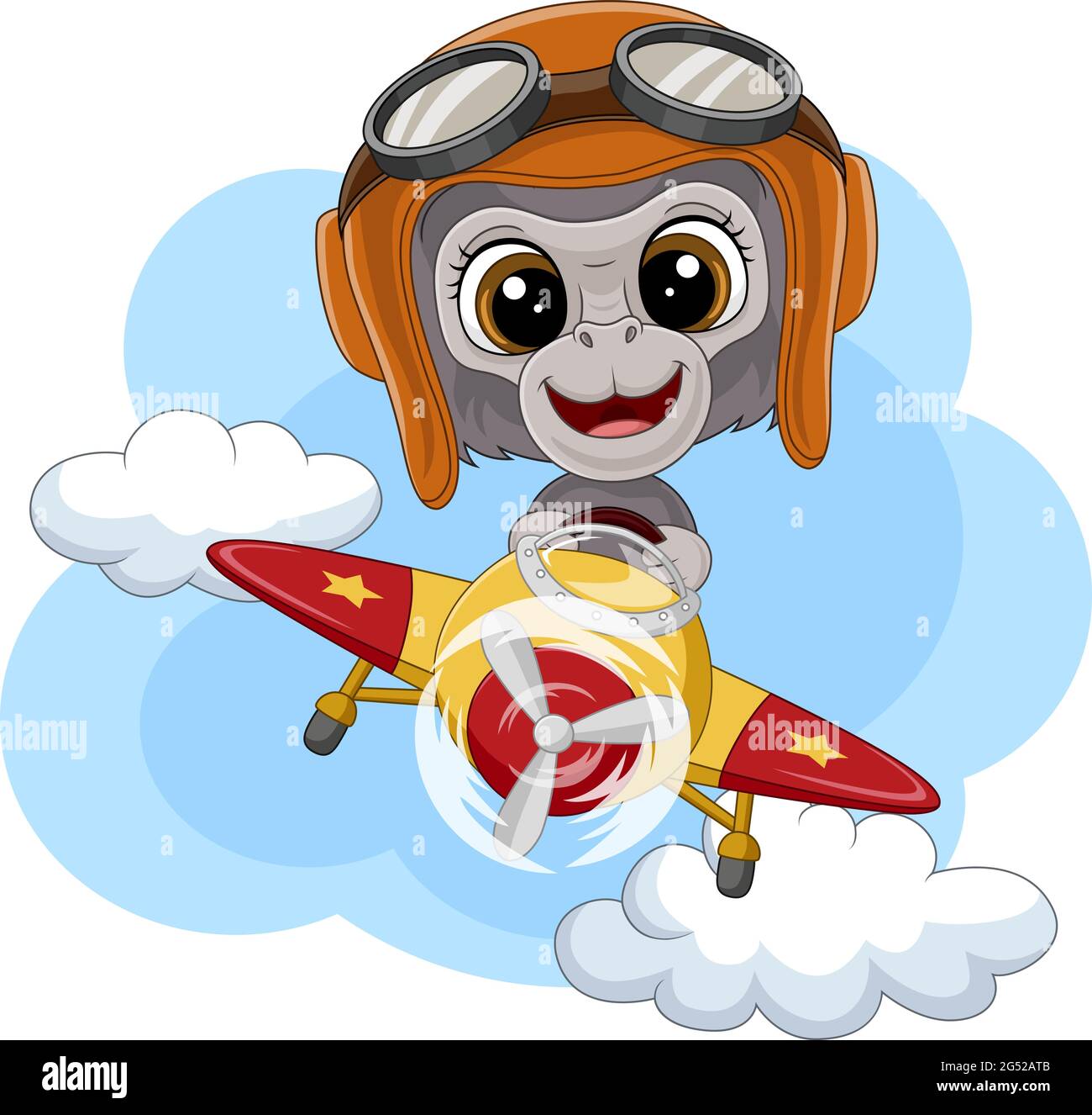 Dessin Anime Bebe Gorille Fonctionnant Un Avion Image Vectorielle Stock Alamy Dessin Anime Bebe Gorille Fonctionnant Un Avion Image Vectorielle Stock Alamy