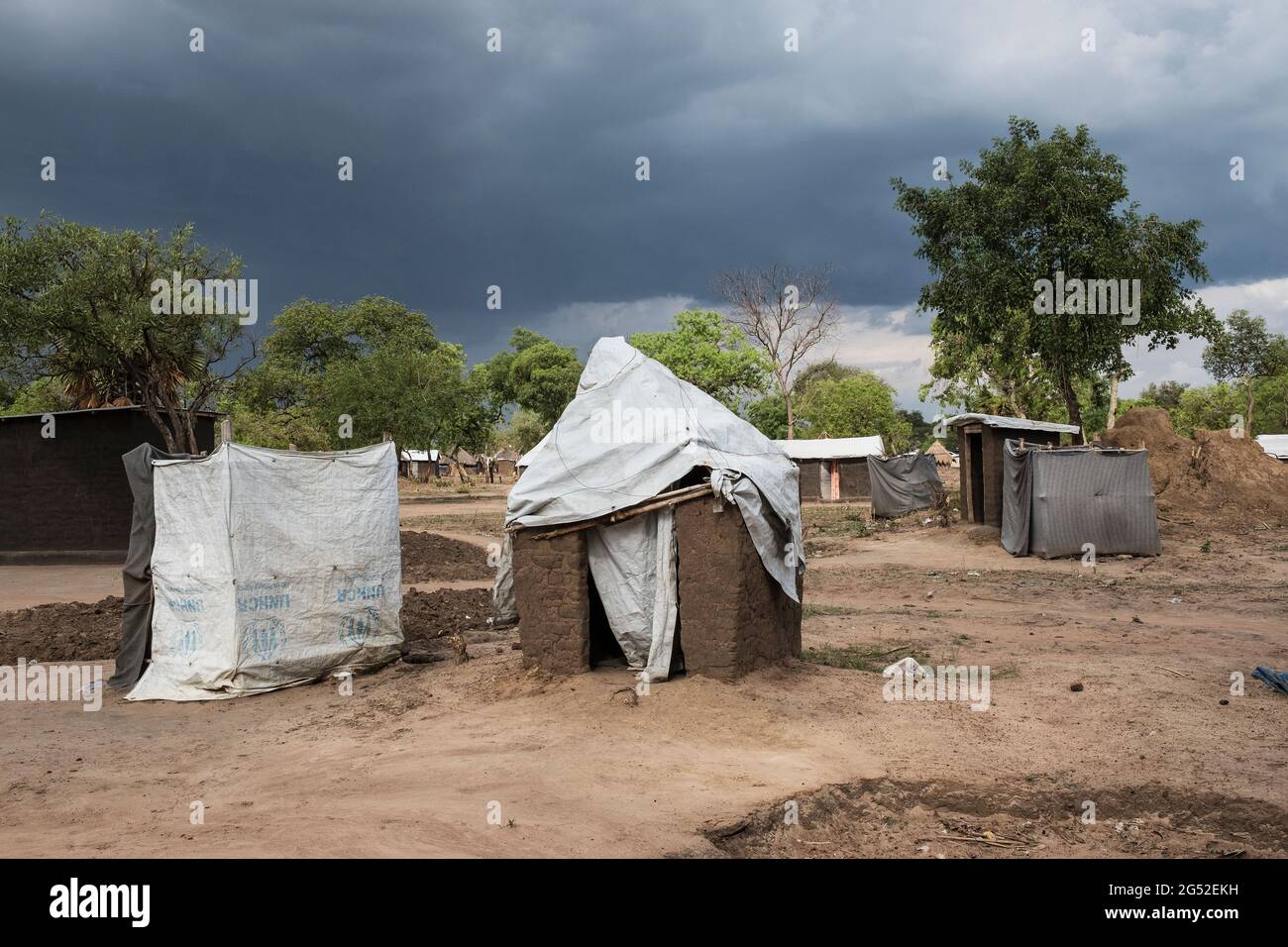 Bidibidi, Morobi, camp de réfugiés, Ouganda, Afrique Banque D'Images