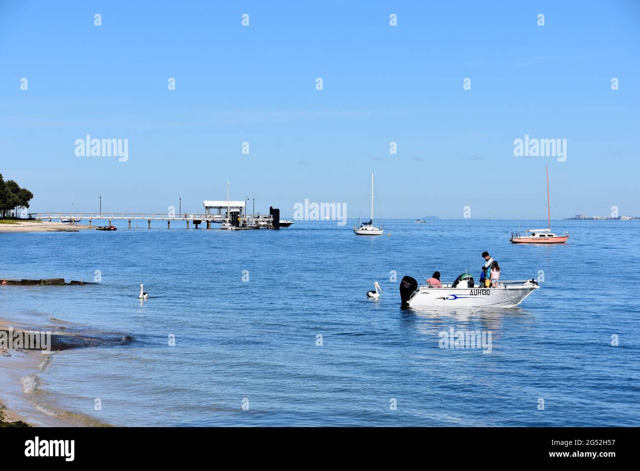 SCÈNE DE L'EAU DE BRIBIEISLAND Banque D'Images