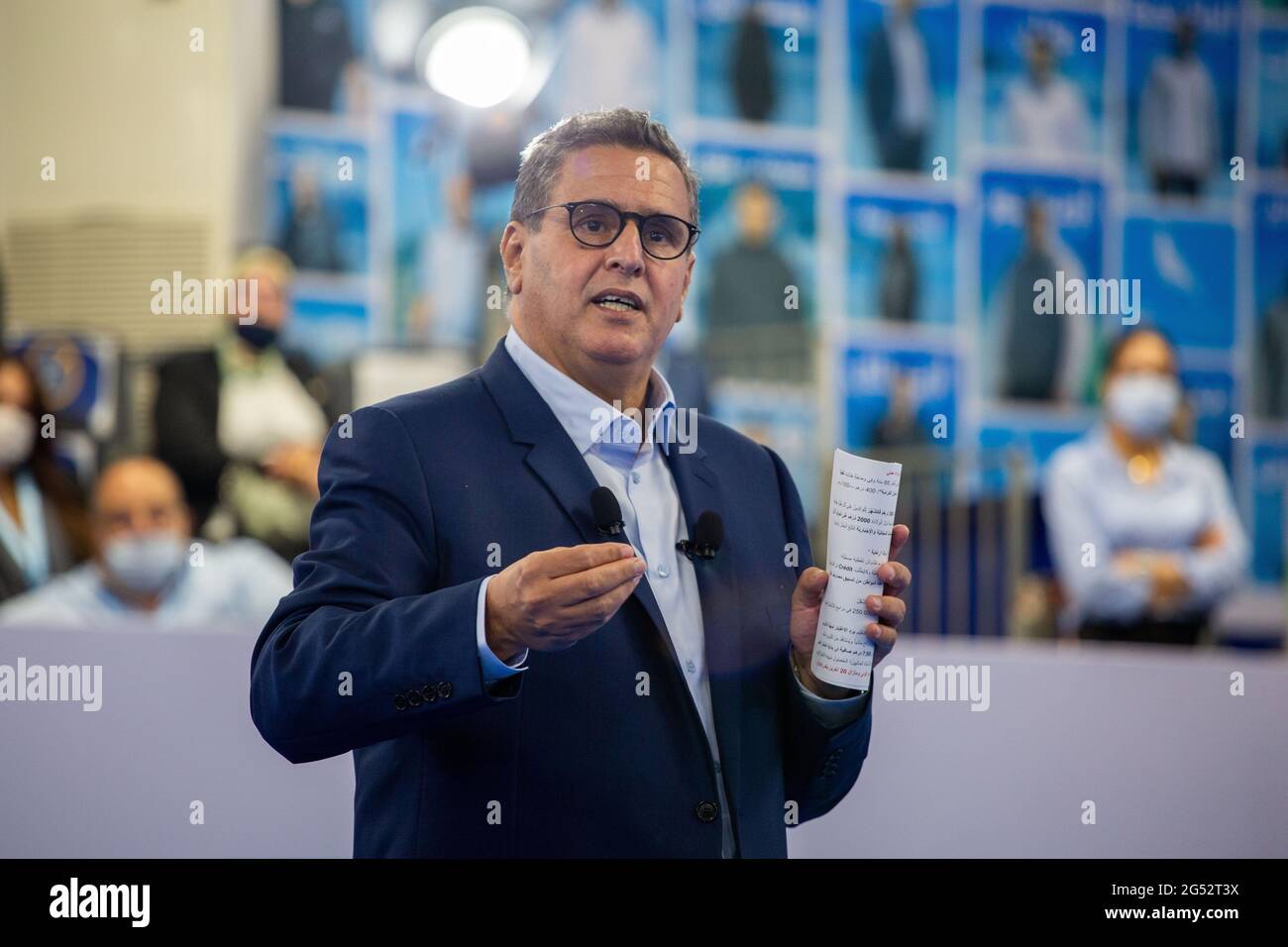 Aziz Akhannouch Ministre de l'Agriculture Banque D'Images