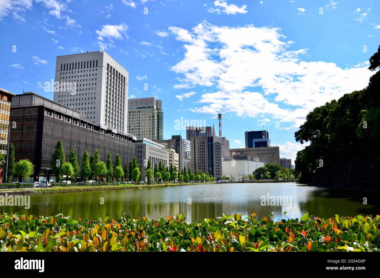 Quartier commercial de Marunouchi situé à Chiyoda, Tokyo Banque D'Images