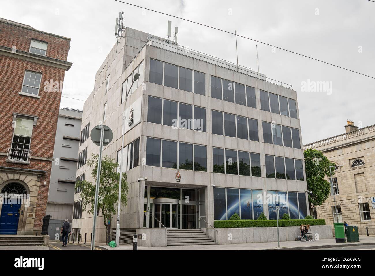Dublin 2, Dublin City, Irlande, 11 juin 2021. RSCI sur St Stephens Green Banque D'Images