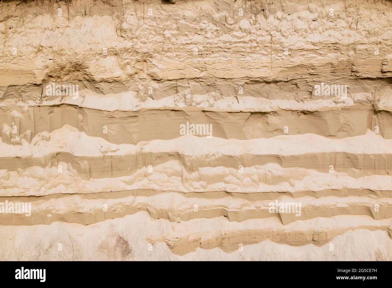 Le sol est une couche molle et granulaire de la surface de la terre Banque D'Images