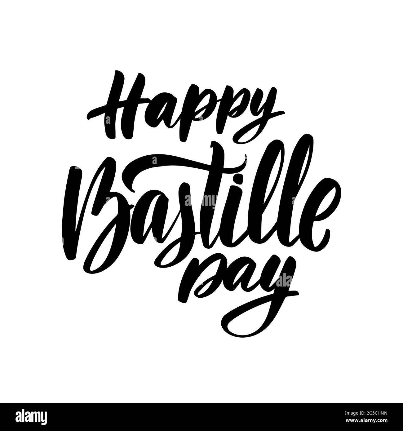 Illustration, carte, bannière ou affiche pour le Happy Bastille Day Illustration de Vecteur